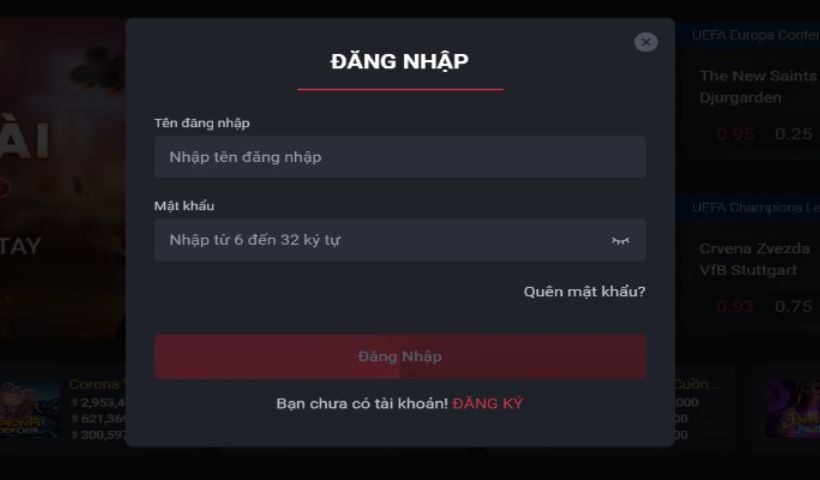 Đăng nhập KM88 dễ dàng với các thao tác cơ bản