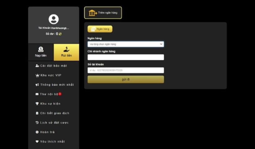 Hướng dẫn quy trình rút tiền KM88 thành công